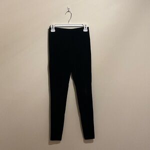 Black Velvet Leggings